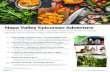 Napa Valley Epicurean Adventure - Academy of the Holy Angels · Napa Valley Epicurean Adventure Napa Valley Cooking Class& Farmers Market Tour - Join Julie Logue-Riordan, ... where