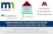 Ending Homelessness Among Students and Families Early ...€¦ · Ending Homelessness Among Students and Families Early Lessons from Homework Starts with Home Eric Grumdahl, ... •