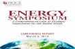 Energy Symposium Conference Report Institute/docs... · 2013 Energy Symposium - Conference Report | 2 Dear Energy Industry Colleague, Thank you for attending the inaugural Energy