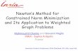 Newton’s Method for Constrained Norm Minimization and Its ...€¦ · Newton’s Method for Constrained Norm Minimization and Its Application to Weighted Graph Problems Mahmoud(El(Chamie(and(Giovanni(Neglia(INRIA(6(SophiaAn9polis