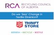 Do we „Sea‟ Change in Textile Diversion? · Oakville, ON, L6L 5M9 Phone: 905.825.9208 ext 128 Email: Tonny_colyn@can.salvationarmy.org “Grow the textile waste diversion industry: