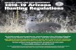 ARIZONA GAME AND FISH DEPARTMENT 2018-19 …...Phone Numbers Want To Know If You Were Drawn? Call the Arizona Game and Fish Department’s automated service at 602-942-3000. Press