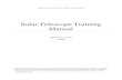 Solar Telescope Training Manual...Solar Telescope Training Manual DMNS Telescope Team 5/7/2017 This manual is intended to be used by telescope Trainees and those interested in learning