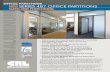 OFFICE PARTITIONS NE W SERIES 487 OFFICE PARTITIONS …€¦ · designers will come to trust as a viable solution to their interior office design needs. Use our 487 Series Office