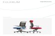 FULKRUM Fulkrum - MERRYFAIR - Chair System · FULKRUM Synchron-Tilt Chairs Headrest Cushion Headrest, adjustable for 5cm in height. Also available is a Hammock Headrest, constructed