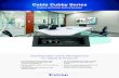 Cable Cubby Series - Brochure - Extron · table AV connectivity, control, power, and cable management. These sophisticated yet durable, furniture-mountable enclosures blend seamlessly