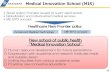 Medical Innovation School (MIS) · Human Resources Community Management IP Entrepreneurship Innovation Nutrition Advanced Medical Tech. (Data science) ME-BYO Social system Utilizing