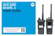 APX™ TWO-WAY RADIOS APX 2000 MODEL 3 …...APX TWO-WAY RADIOS APX 2000 MODEL 3 USER GUIDE APX2000_M3_FrontCover.fm Page 1 Tuesday, October 14, 2014 12:28 AM English MOTOROLA, MOTO,