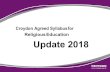 Croydon Agreed Syllabus for Religious Education 2018 · 2019-10-31 · CROYDON AGREED SYLLABUS 2018 4 Contents Standing Advisory Council on RE 6 Early Years Foundation Stage 37-50