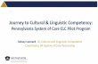 Journey to Cultural & Linguistic Competency€¦ · Journey to Cultural & Linguistic Competency: Pennsylvania System of Care CLC Pilot Program Kelsey Leonard, JD, Cultural and Linguistic