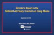 Director’s Report to theNational Advisory Council on Drug ... · Director’s Report to the National Advisory Council on Drug Abuse. September 5, 2019. Nora D. Volkow, M.D., Director.