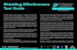 Shielding Effectiveness Test Guide - A.H. Systems · Shielding Effectiveness Test Guide Embedded digital processing chips are in virtually everything these days: cell phones, kitchen