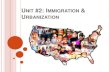 UNIT #2: IMMIGRATION URBANIZATION 1891- Govâ€™t created Immigration & Naturalization Service Old immigrants