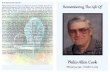 Remembering The Life Of ~ Philip Allen Cook was born on ......Remembering The Life Of ~ Philip Allen Cook was born on February 9, 1932 to Clifford John and Lu-cille Flora (Germain)