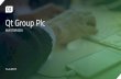 Qt Group Plc · the software development market are currently desktop and mobile application development, and especially the embedded systems/lnternet of Things (IoT) development.