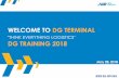 WELCOME TO DG TERMINAL · Y2033 DG Terminal : 30 Years Concession by PAT Y2003 18 Years DG Expertise Y2018 Y2010 DG Overside Over 500,000Containers