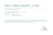SALT LAKE COUNTY, UTAH · SALT LAKE COUNTY, UTAH County Community Data Profile Vantage Point 2015: 12th District Community Indicators Project Federal Reserve Bank of San Francisco