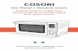 Original Convection Toaster Oven Horno tostador de ... · 4 ENGLISH ESPAÑOL EN ES Package Contents Specifications Power Supply AC 120V, 60Hz Rated Power 1500W Capacity Approx. 26