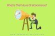 What Is The Future Of eCommerce? · What Is The Future Of eCommerce? WW W. P E R Z O N A L I Z A T I O N . C O M. WHY ARE ECOMMERCE BUSINESSES SO ... customer experience can be boosted