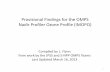Provisional Findings for the OMPS Nadir Profiler Ozone Profile (IMOPO) · Provisional Findings for the OMPS Nadir Profiler Ozone Profile (IMOPO) Compiled by L. Flynn from work by