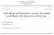 Non-standard monetary policy measures and their ... Materials... · Non-standard monetary policy measures and their effectiveness in Slovenia Biswajit Banerjee ... multiplier-6-4-2