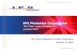 IPG Photonics Corporation€¦ · Global leader in industrial fiber lasers ... 2015 - Share of Total Laser Market Fiber 39% 2020 - Share of Total Laser Market. Materials Processing