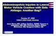 Abdominopelvic Injuries in Lateral Motor Vehicle Crashes with Side Airbags… · 2017-01-10 · Abdominopelvic Injuries in Lateral Motor Vehicle Crashes with Side Airbags: Another