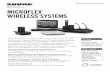 MICROFLEX WIRELESS SYSTEMS · 2019-03-18 · Microflex® Wireless Systems Microflex® Wireless microphone systems bring modern design and vivid, lifelike sound to signature boardrooms