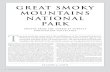 Great Smoky Mountains National Park - Forest History Society · Weeks Act passed. Boosters of the Great Smoky Mountains National Park did the same. American Forests—in 1992 it changed