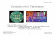 Evolution of IC FabricationEvolution of IC Fabricationzyang/Teaching/20182019FallECE... · Introduction - Chapter 1 Evolution of IC FabricationEvolution of IC Fabrication • 1960