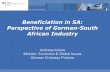 Beneficiation in SA: Perspective of German-South African ...pmg-assets.s3-website-eu-west-1.amazonaws.com/docs/130312ben… · Perspective of German-South African Industry Andreas