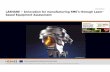 LASHARE –Innovation for manufacturing SME ...€¦ · laser-based equipment. This document and the information contained are property of the LASHARE consortium coordinated by Fraunhofer