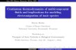 Continuum thermodynamics of multicomponent uids and ... · Continuum thermodynamics of multicomponent uids and implications for modeling electromigration of ionic species Dieter Bothe