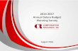 2016-2017 Annual Salary Budget Planning Survey · 2017-04-12 · 2016-2017 Annual Salary Budget Planning Survey . 2 I. About Compensation Resources, Inc.. Compensation Resources,