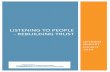 ListEning tO people - Rebuilding trust · Charity Commission’s investigation report or the report of the external investigator reviewing a range of Oxfam cases from across the confederation.