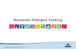 Personal Allergen Testing · 2017-12-05 · you should rely on the label. the product is intended to be used with the nima one-time-use capsules and the nima mobile application to