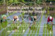 Towards Zero Hunger Partnerships for Impact...Towards Zero Hunger: Partnerships for Impact Conference August 30-31, 2018 In 2018 Wageningen University & Research (WUR) celebrates its
