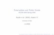 Externalities and Public Goods - Universitetet i oslo · Piacquadio & Traeger: Equilibrium, Welfare, & Information. UiO Spring 2018. 1/26 Externalities and Public Goods ECON 4240