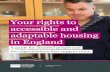Your rights to accessible and adaptable housing in …...Your rights to accessible and adaptable housing in England Contents Section one: Private renting in England In this part of