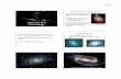 Planetary systems in formation? Strangely shaped clouds? Galaxies …jfielder/115week14slides.pdf · Galaxies and Cosmology The Discovery of Galaxies • Up to the 1920’s, astronomers