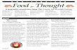 WWW .TCME.ORG Food Thought · 2014-01-12 · mindfulness as needed. Many people ﬁnd it appealing to consider mindfulness as a stress management approach, responding very well to