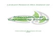 International Capability Profile - Landcare Researchibg.landcareresearch.co.nz/IBGCapabilityProfile2003.pdf · International Capability Profile International Business Group 2003.