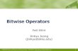 Bitwise Operators - KOCWcontents.kocw.net/KOCW/document/2015/sungkyunkwan/... · C Bitwise Operators Logical Operators (unary) bitwise complement ~ bitwise and & bitwise exclusive