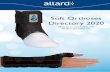 Soft Orthoses Directory 2020...base of the thumb enhances comfort and support. Length palmar side: 22 cm. Indications DeQuervain’s Tendonitis, Gamekeeper’s Thumb, Postcast healing,