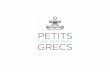 The inspiration - Petits Grecs · Melomakarona The first compound of the word [meli] means honey in Greek. It is not by chance that melomakarona are considered the ultimate sweet