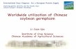 Worldwide utilization of Chinese soybean germplasm · 2017-09-22 · Worldwide utilization of Chinese soybean germplasm Li Juan Qiu Institute of Crop Science ... Wayne X L57-0034