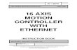 IB-11B045 16 AXIS MOTION CONTROLLER W …...IB-11B045 EMC SERIES MOTION CONTROLLER JUNE 2008 16 AXIS MOTION CONTROLLER WITH ETHERNET INSTRUCTION BOOK Proprietary information of Industrial