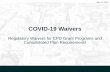 COVID-19 Planning & Response Office Hours: Mega-Waiver and ... · Housing Quality Standards (HQS) – Initial Physical Inspection of Unit 24 CFR 578.75(b)(1) HQS – Re-Inspection