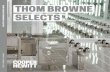 THOM BROWNE - Cooper Hewitt, Smithsonian Design Museum · 2017-04-01 · THOM BROWNE SELECTS #ThomBrowneSelects (Detail) Officeman 2, Aug.–Oct. 2015 at Le Bon Marché, Paris, France.