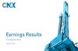 Earnings Results - CNX Resources Corporationinvestors.cnx.com/~/media/Files/C/CNX-Resources-IR/... · $0.28 from $2.30 per Mcfe vs. Q1 2018, or a 12% decline - Driven primarily by